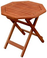 Garden Pleasure Gartentisch MAYFIELD braun achteckig 50,0...
