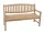 Garden Pleasure Gartenbank LOMBOK 940218 braun Holz 150,0 cm
