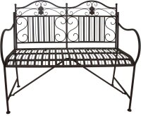Garden Pleasure Gartenbank MANGAN 950507 schwarzbraun...