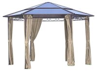 Garden Pleasure Pavillon SALMON 6-eckig, anthrazit, 1 St.