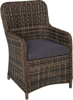 Garden Pleasure Sitzgruppe BORDEAUX dunkelgrau, schwarz...