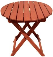 Garden Pleasure Gartentisch HANFORD braun rund 45,0 x...