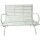 Garden Pleasure Gartenbank TAMBORA 950466 antikweiß Metall 104,0 cm