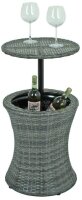 Garden Pleasure Gartentisch MUMBAI dunkelgrau rund 45,0 x...