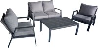 Garden Pleasure Sitzgruppe VICTORIA dunkelgrau, anthrazit...