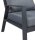 Garden Pleasure Sitzgruppe VICTORIA dunkelgrau, anthrazit Kunststoff, Metall, 12-teilig
