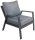 Garden Pleasure Sitzgruppe VICTORIA dunkelgrau, anthrazit Kunststoff, Metall, 12-teilig