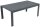 Garden Pleasure Sitzgruppe VICTORIA dunkelgrau, anthrazit Kunststoff, Metall, 12-teilig
