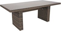 Garden Pleasure Gartentisch BORDEAUX dunkelbraun...