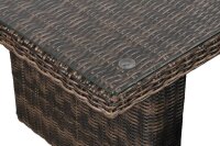 Garden Pleasure Gartentisch BORDEAUX dunkelbraun...