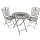 Garden Pleasure Sitzgruppe MANGAN, braun Metall, 3-teilig