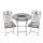 Garden Pleasure Sitzgruppe MANGAN, braun Metall, 3-teilig