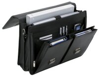 Alassio Aktentasche VENETO Lederimitat schwarz 47118