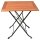 Garden Pleasure Gartentisch WIEN braun quadratisch 80,0 x 80,0 x 74,0 cm