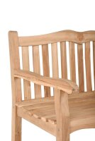Garden Pleasure Gartenbank ROMANG 940262 braun Holz 120,0 cm