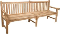 Garden Pleasure Gartenbank MADURA 940259 braun Holz 220,0 cm