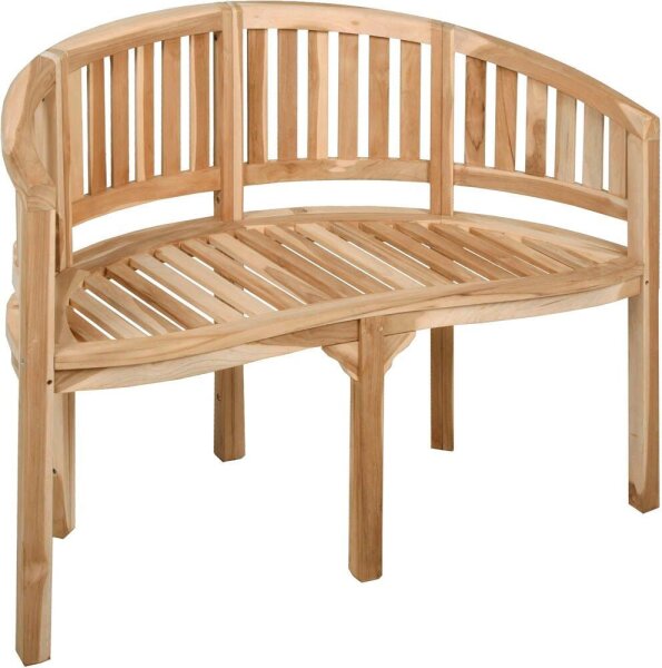 Garden Pleasure Gartenbank AMBON 940257 braun Holz 120,0 cm