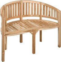 Garden Pleasure Gartenbank AMBON 940257 braun Holz 120,0 cm