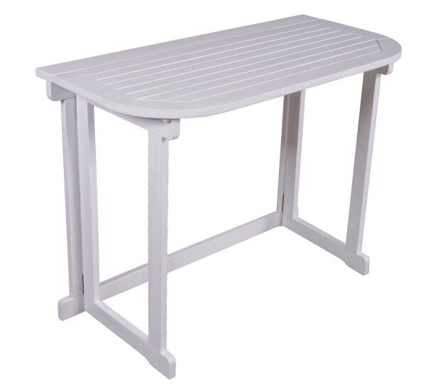 Garden Pleasure Gartentisch MANILA weiß rechteckig 76,0 x 100,0 x 50,0 cm