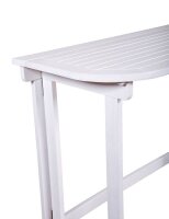 Garden Pleasure Gartentisch MANILA weiß rechteckig 76,0 x 100,0 x 50,0 cm