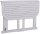 Garden Pleasure Gartentisch MANILA weiß rechteckig 76,0 x 100,0 x 50,0 cm