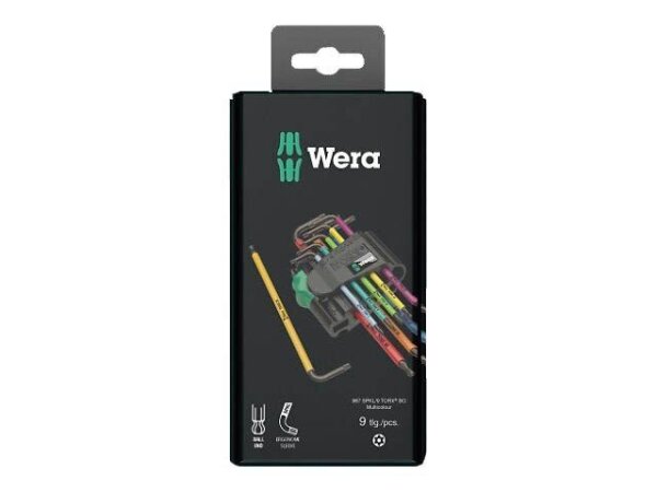 Wera Torx-Schlüsselsatz BlackLaser 05073599001 9-teilig
