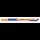 STABILO pointVisco Gelschreiber orange 0,5 mm, Schreibfarbe: blau, 10 St.