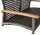 Garden Pleasure Hängebank CUNEO 970386 braun Kunststoff 114,0 cm