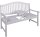 Garden Pleasure Gartenbank SINGAPUR 985074 weiß Holz 150,0 cm