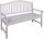 Garden Pleasure Gartenbank SINGAPUR 985074 weiß Holz 150,0 cm
