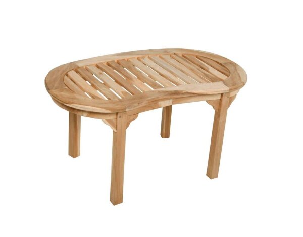 Garden Pleasure Gartentisch AMBON braun oval 45,0 x 90,0 x 50,0 cm