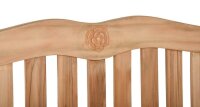 Garden Pleasure Gartenbank ROMANG 940263 braun Holz 150,0 cm