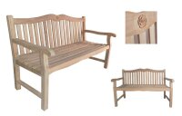 Garden Pleasure Gartenbank ROMANG 940263 braun Holz 150,0 cm