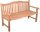 Garden Pleasure Gartenbank ROMANG 940263 braun Holz 150,0 cm