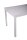 Garden Pleasure Gartentisch MALMÖ weiß rechteckig 80,0 x 165,0 x 75,0 cm
