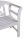 Garden Pleasure Gartenbank VANCOUVER 985075 weiß Holz 128,0 cm
