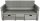 Garden Pleasure Loungesofa MALTA grau Kunststoff, Metall, 8-teilig