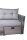 Garden Pleasure Loungesofa MALTA grau Kunststoff, Metall, 8-teilig