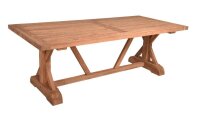 Garden Pleasure Gartentisch KISAR braun rechteckig 220,0...