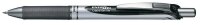 Pentel EnerGel BL77 Gelschreiber schwarz/silber 0,35 mm,...