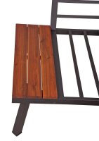 Garden Pleasure Loungegruppe THERESA beige, schwarz Holz,...