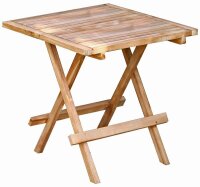 Garden Pleasure Gartentisch SIMUK braun quadratisch 50,0...