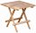 Garden Pleasure Gartentisch SIMUK braun quadratisch 50,0 x 50,0 x 50,0 cm