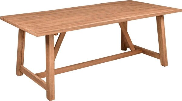 Garden Pleasure Gartentisch OAKLAND braun rechteckig 100,0 x 200,0 x 75,0 cm
