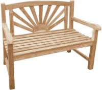 Garden Pleasure Gartenbank MARISA 940291 braun Holz 110,0 cm