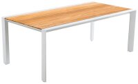 Garden Pleasure Gartentisch VENICE braun rechteckig 100,0...