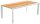 Garden Pleasure Gartentisch VENICE braun rechteckig 100,0 x 200,0 x 74,0 cm