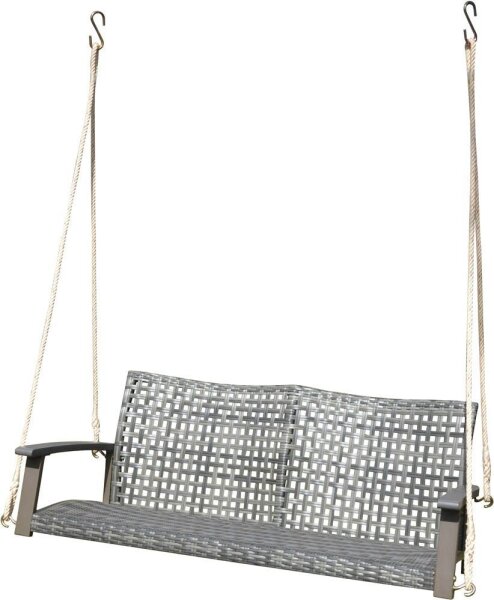 Garden Pleasure Hängebank CUNEO 970387 grau Kunststoff 114,0 cm