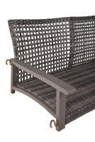 Garden Pleasure Hängebank CUNEO 970387 grau Kunststoff 114,0 cm
