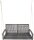 Garden Pleasure Hängebank CUNEO 970387 grau Kunststoff 114,0 cm